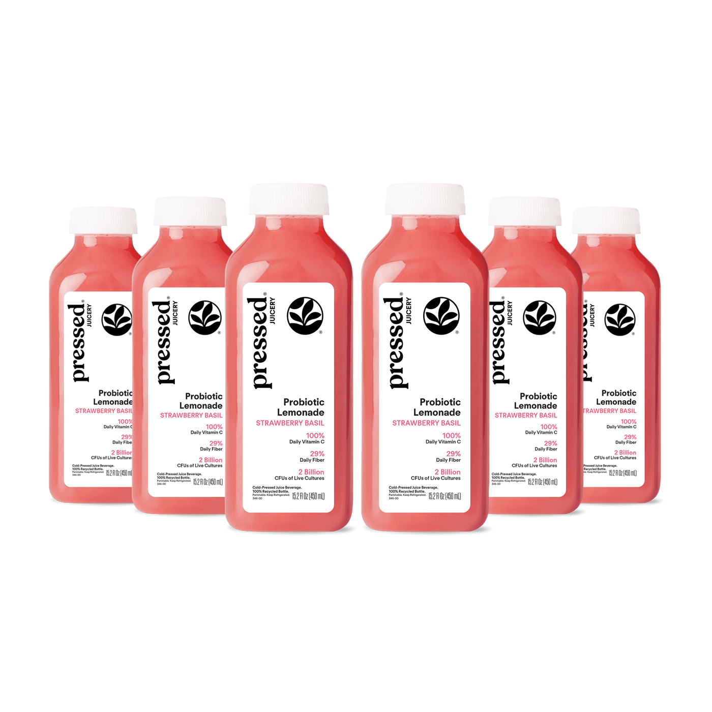 Strawberry Basil Probiotic Lemonade